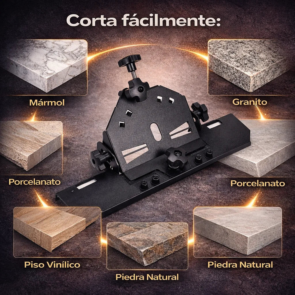 BISEL45X® Guía Biseladora 45° para Pulidora Amoladora