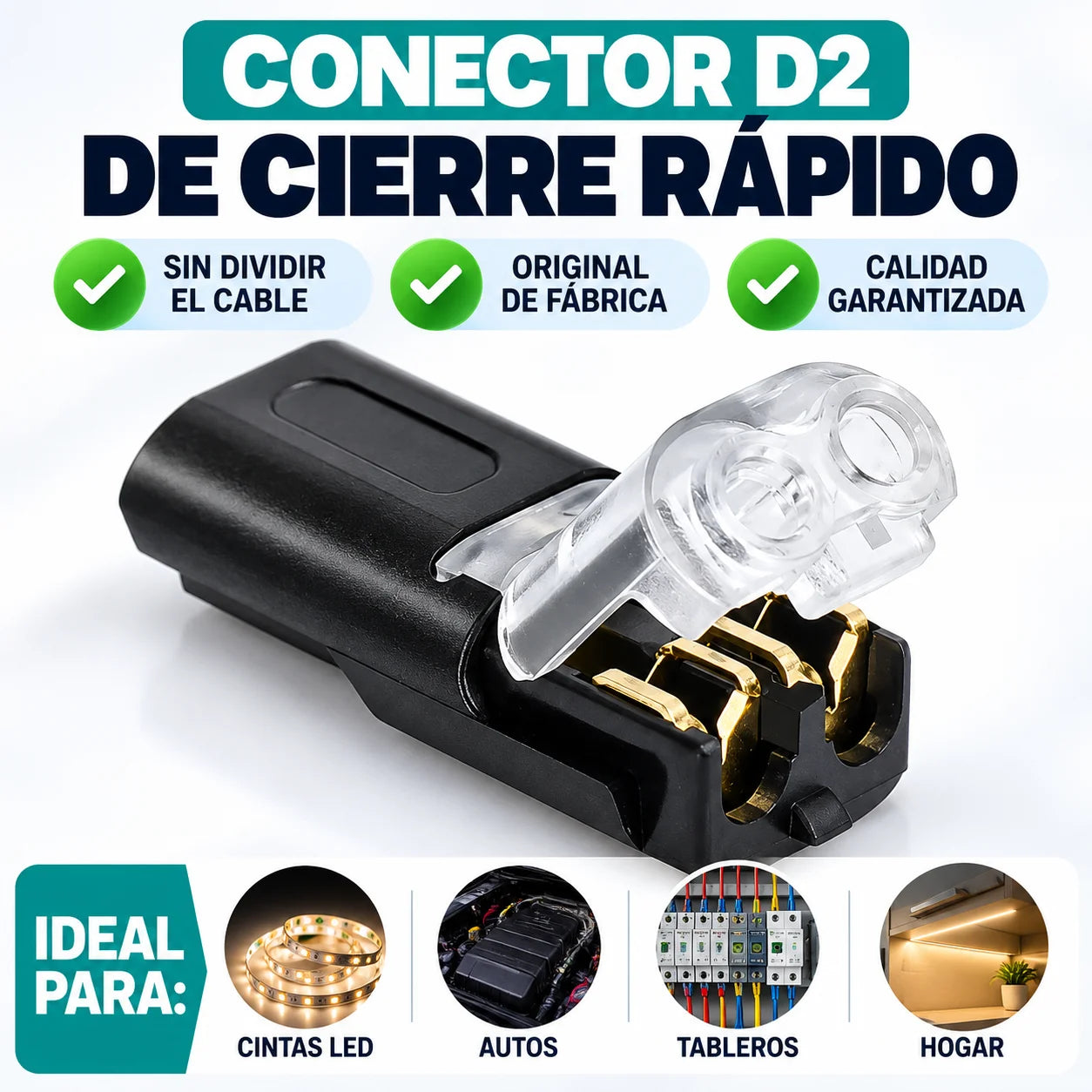 CONECTIX® Cierres de clip rápido para empalme instantáneo de cables