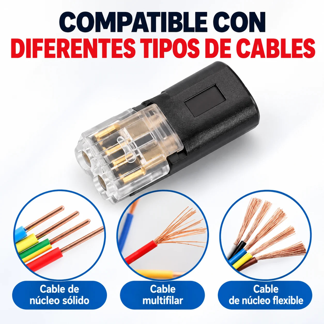 CONECTIX® Cierres de clip rápido para empalme instantáneo de cables