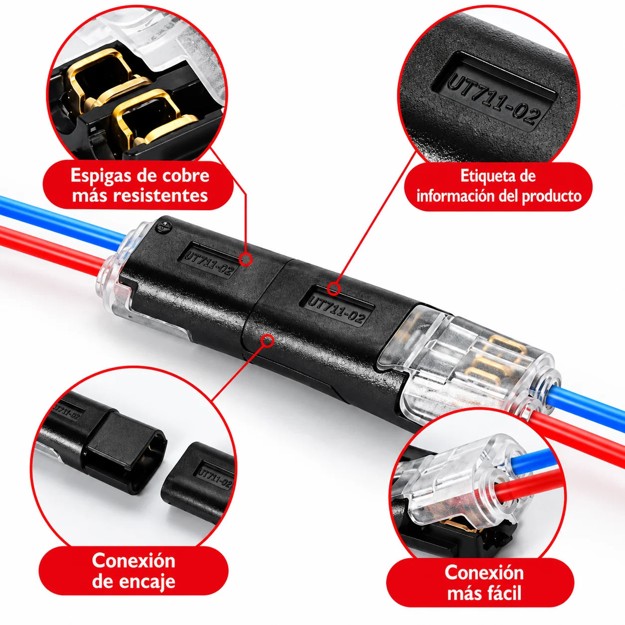 CONECTIX® Cierres de clip rápido para empalme instantáneo de cables