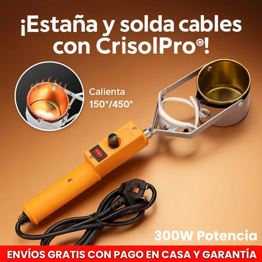 CrisolPro® Horno crisol de soldadura portátil de 300W