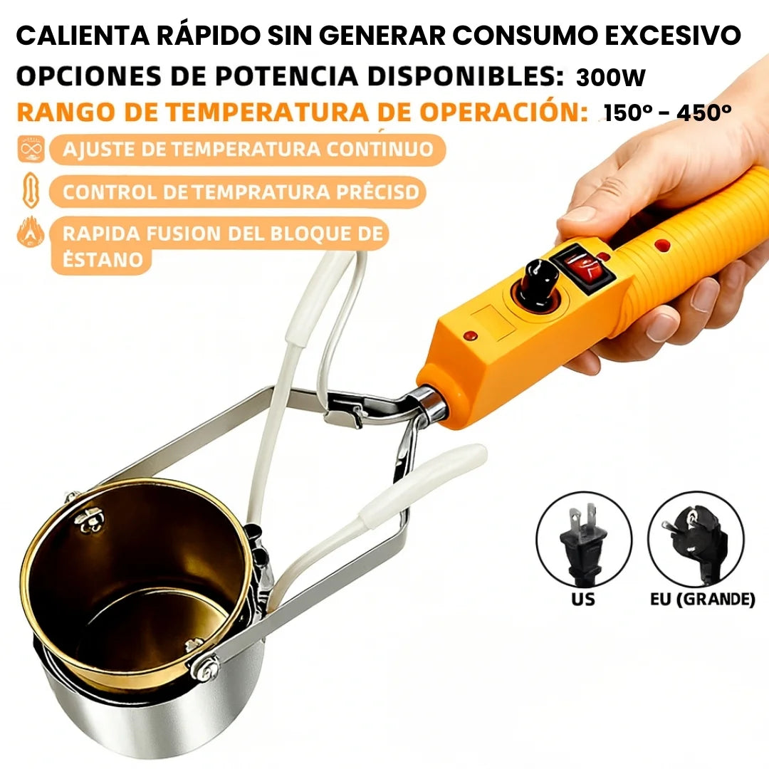 CrisolPro® Horno crisol de soldadura portátil de 300W