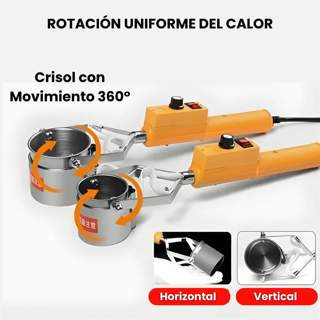 CrisolPro® Horno crisol de soldadura portátil de 300W