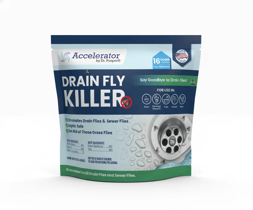 DRENEX® Polvo Exterminador para Moscas de Drenajes.