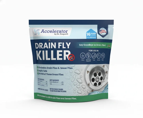 DRENEX® Polvo Exterminador para Moscas de Drenajes.