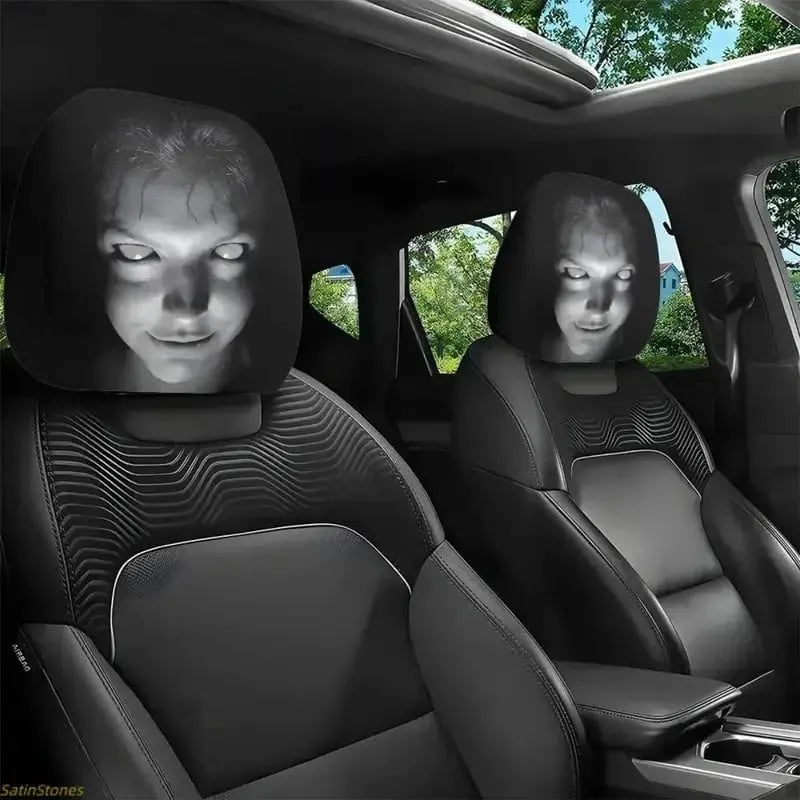 Halloboo® Fundas de Terror para Reposacabezas de carros en Halloween X2