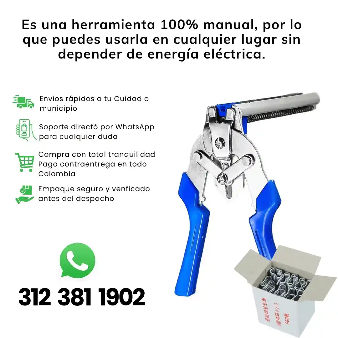 FIXGRAP® Alicate Para Grapar Metal 600 Grapas