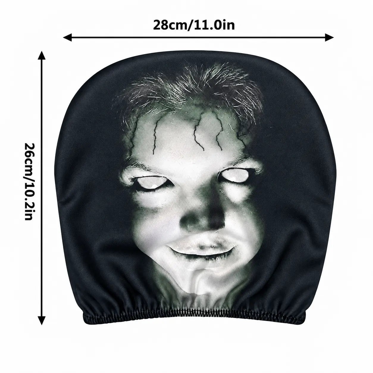 Halloboo® Fundas de Terror para Reposacabezas de carros en Halloween X2