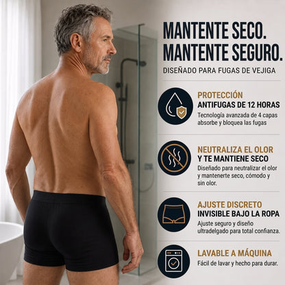 Bóxer Absorbente para Hombre