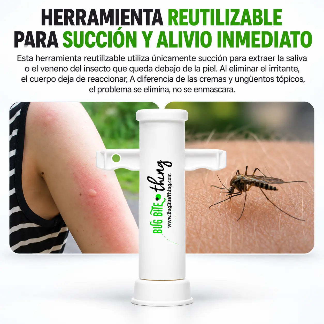 PICAVEX® Herramienta de Succión para Picaduras de Mosquitos e Insectos