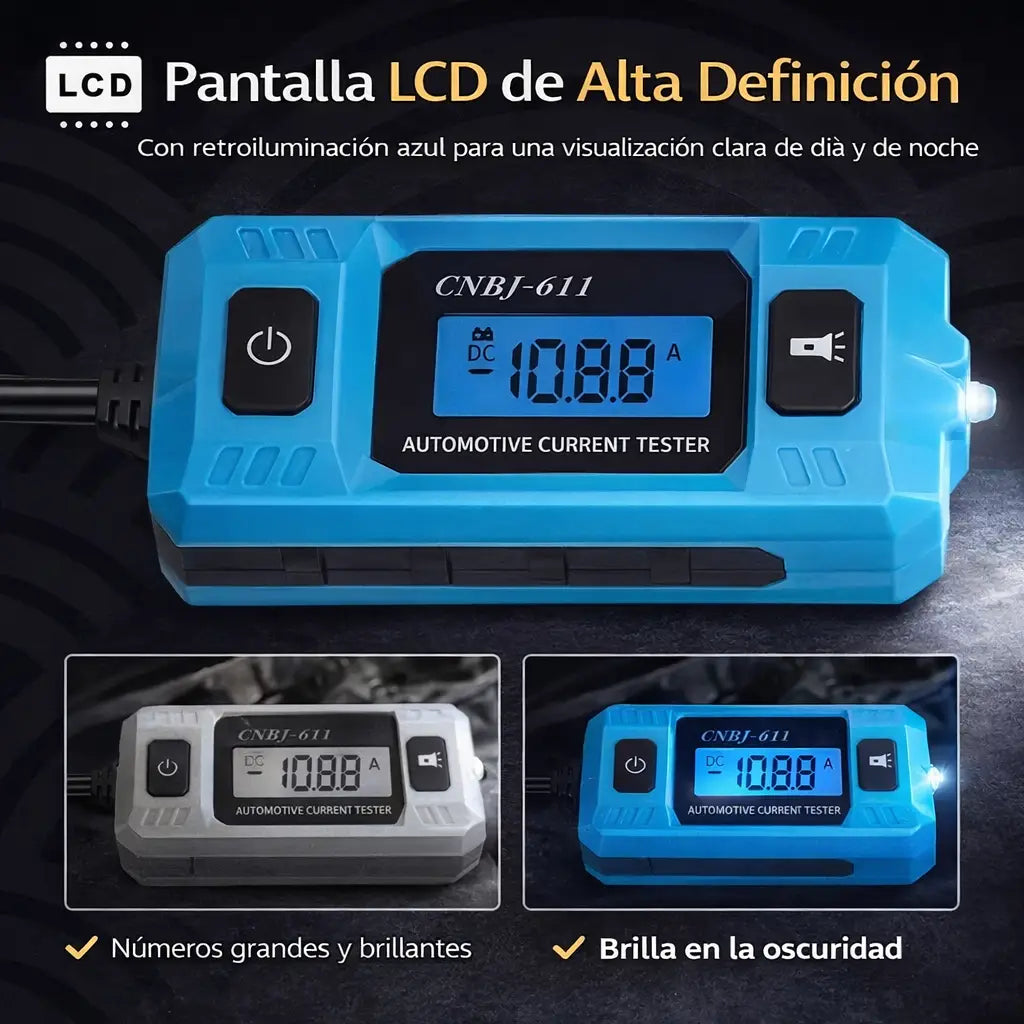 Tester CBNJ® Comprobador de corriente portátil para coche