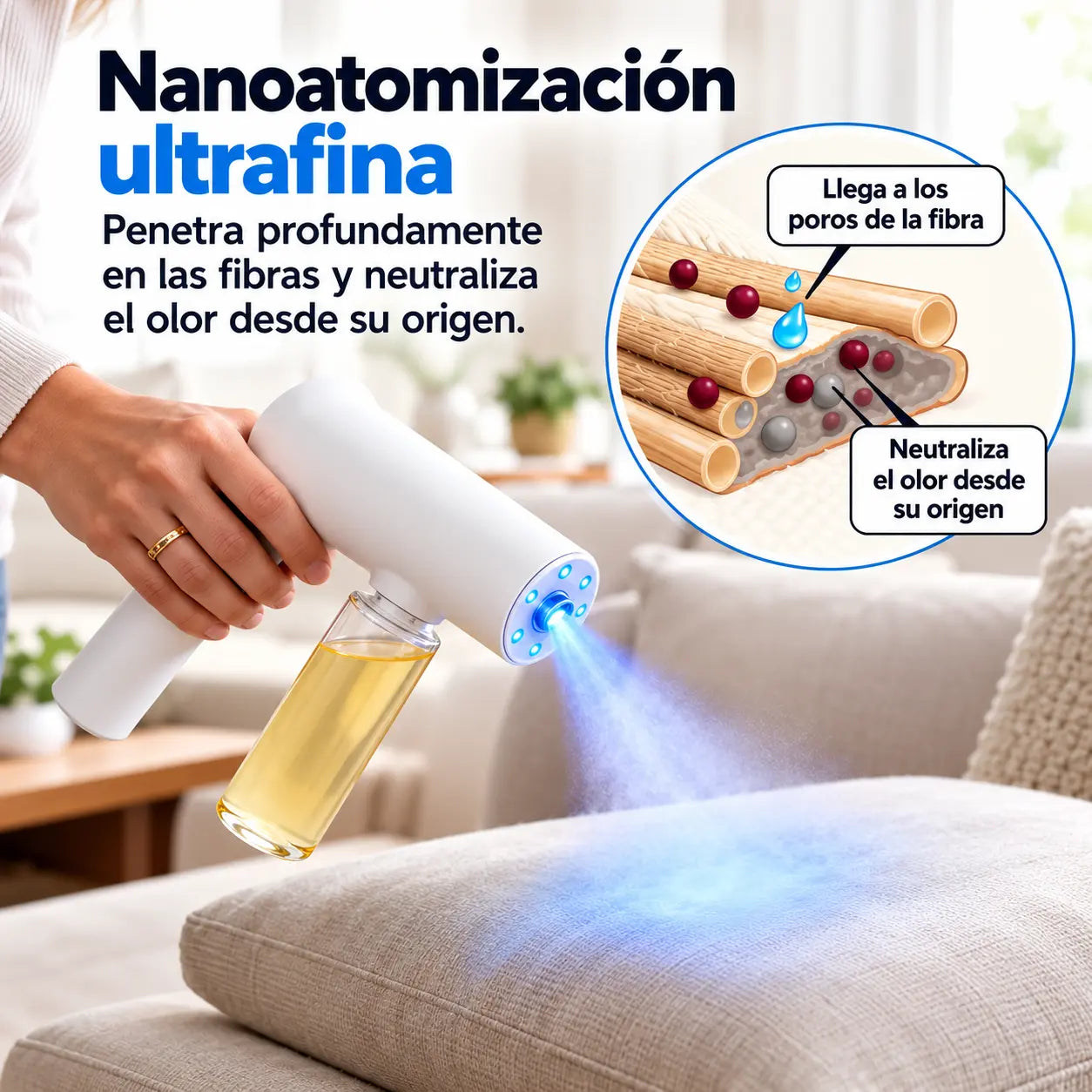ODRIX® | Atomizador Eliminador de Olores para Mascotas.