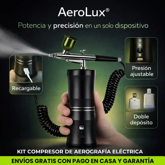 AeroLux® Kit Compresor eléctrico de Aerografía