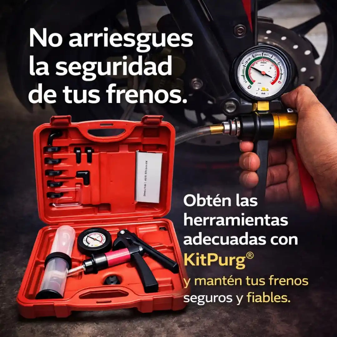 KitPurg® Vacuometro Probador Bomba De Vacio 23pcs