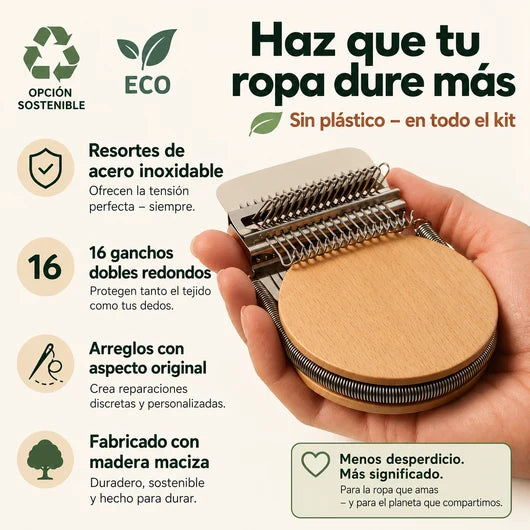 KPARCHES®  Kit de Tejido para Reparar y Renovar Ropa