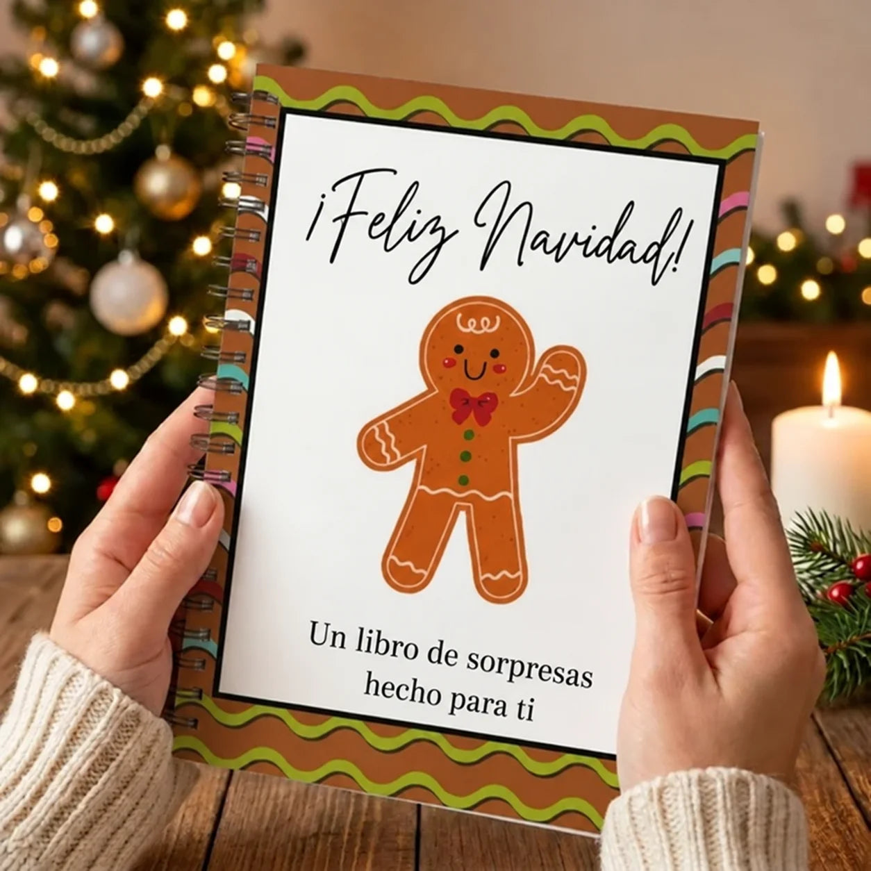 MAGINAV® | Libro Navideño para Regalar Plata y Sorpresas
