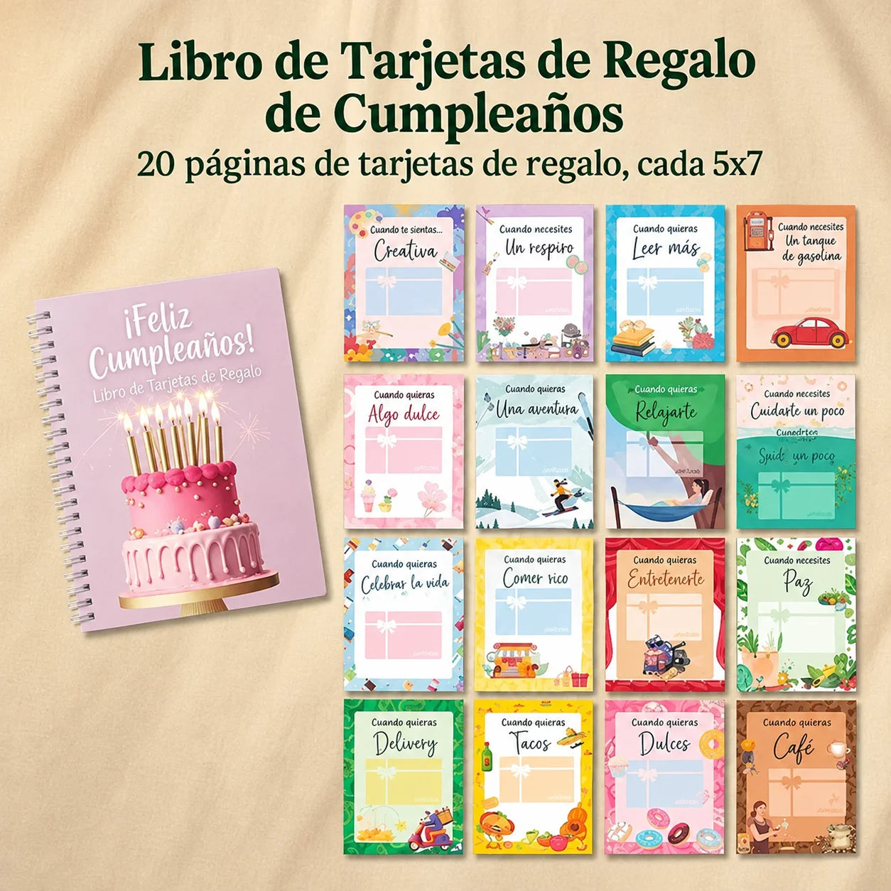 MAGINAV® | Libro Navideño para Regalar Plata y Sorpresas