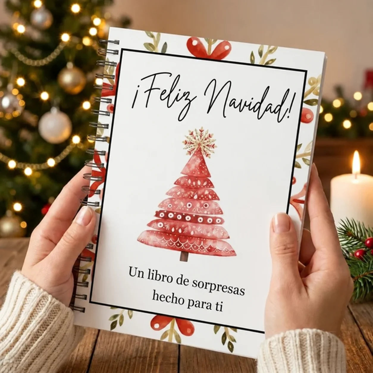 MAGINAV® | Libro Navideño para Regalar Plata y Sorpresas