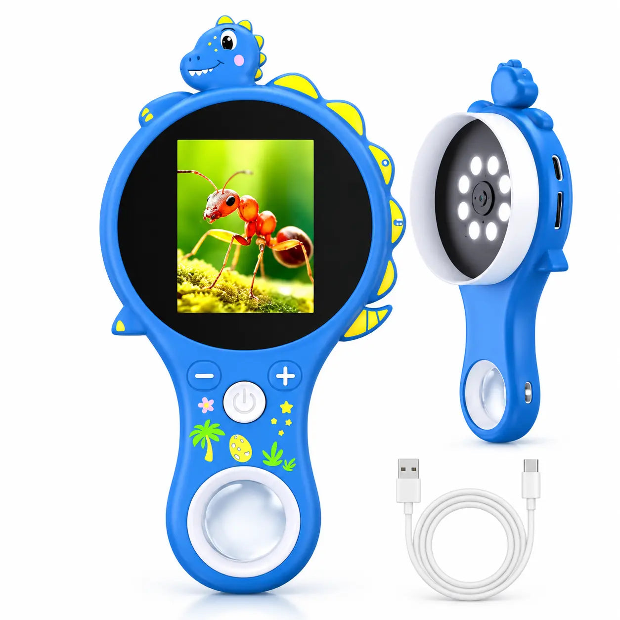 EXPLORIX® Microscopio de vídeo digital infantil con pantalla