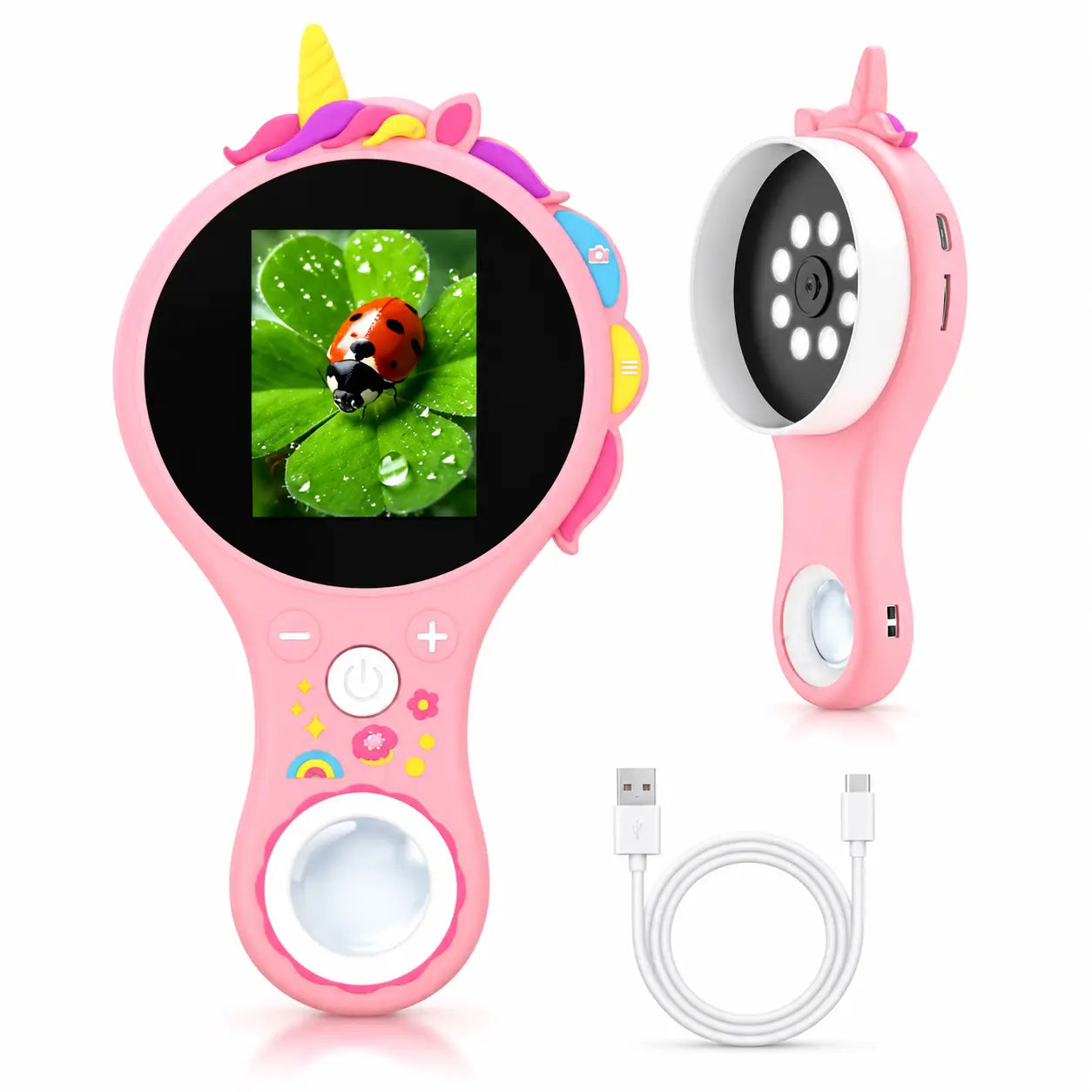 EXPLORIX® Microscopio de vídeo digital infantil con pantalla
