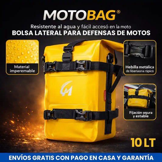 MotoBag® Bolsa Impermeable Para Moto 10LT