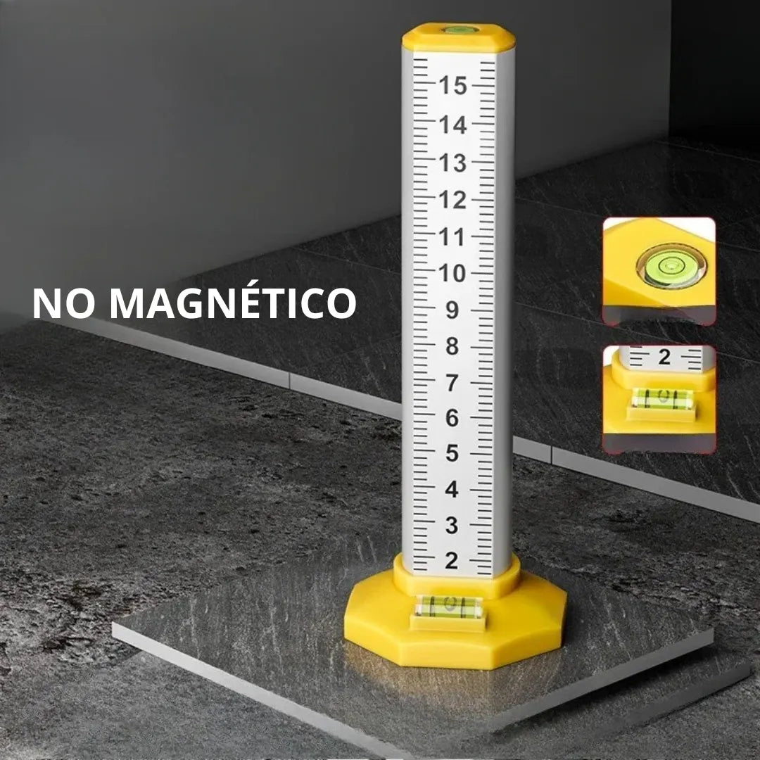 NIVELPRO® REGLA MAGNETICA PARA ALINEACION Y NIVELACIÓN DE PAREDES, CERAMICAS, PERFILES Y CIELOS RASOS