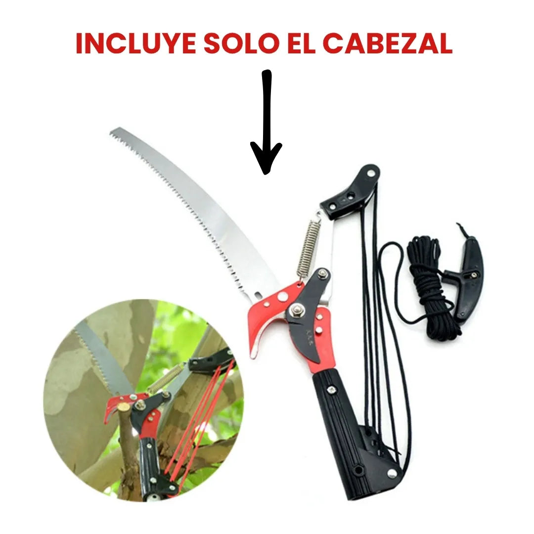 PODAFLEX® TIJERA PODADORA TELESCOPICA CON SIERRA PARA CORTAR Y PODAR RAMAS