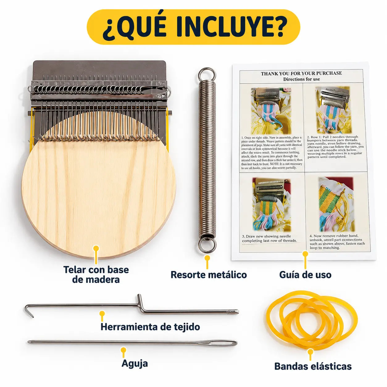 KPARCHES®  Kit de Tejido para Reparar y Renovar Ropa