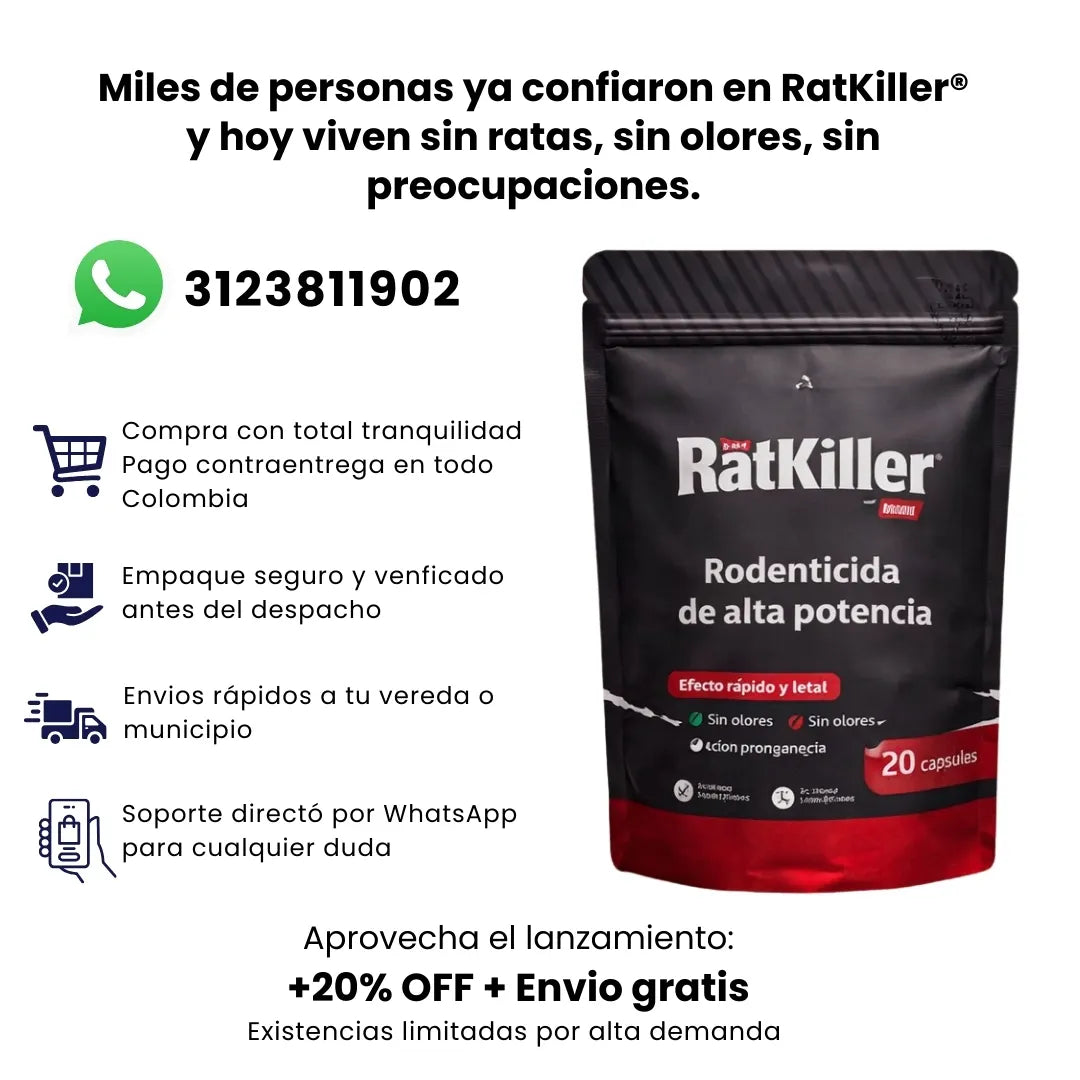 RatKiller® Cebo contra roedores