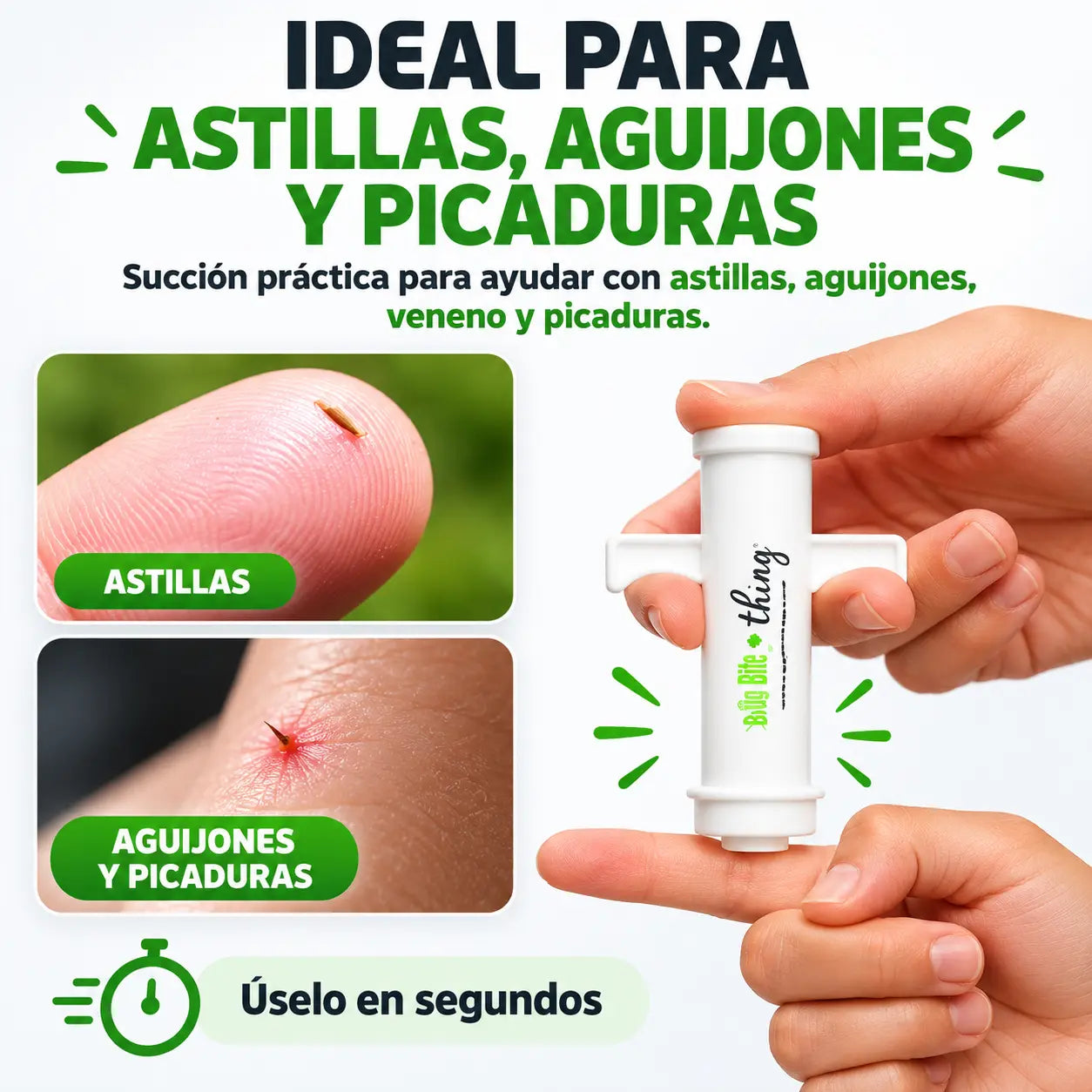 PICAVEX® Herramienta de Succión para Picaduras de Mosquitos e Insectos