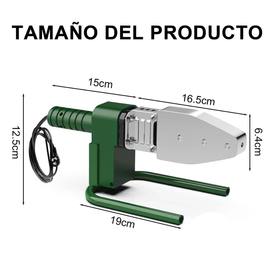 TERMOPPR® TERMOFUSOR SOLDADOR DE TUBERIA PPR Y PVC