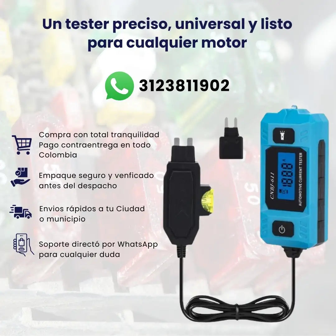 Tester CBNJ® Comprobador de corriente portátil para coche