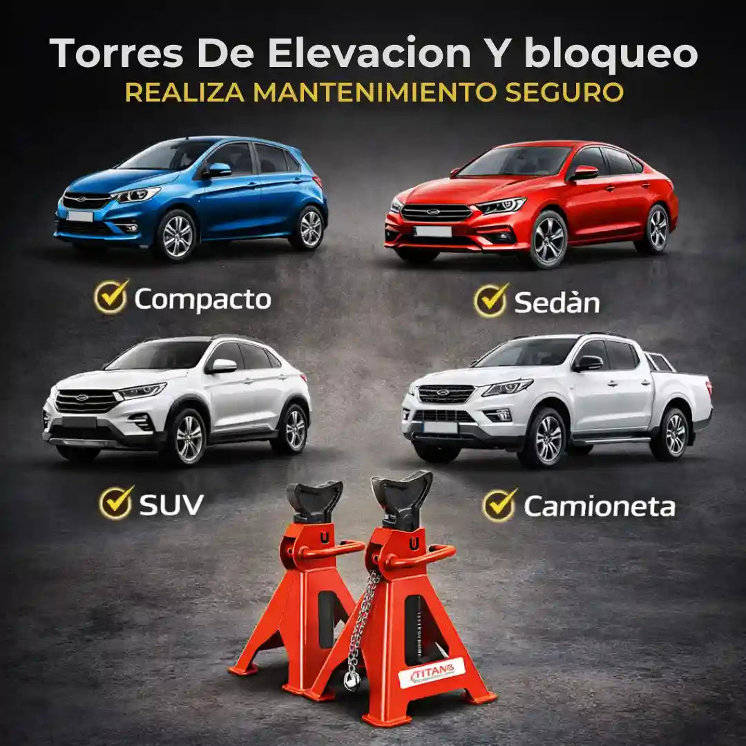 Titan3® Torres De Elevación y bloqueo de Vehículos