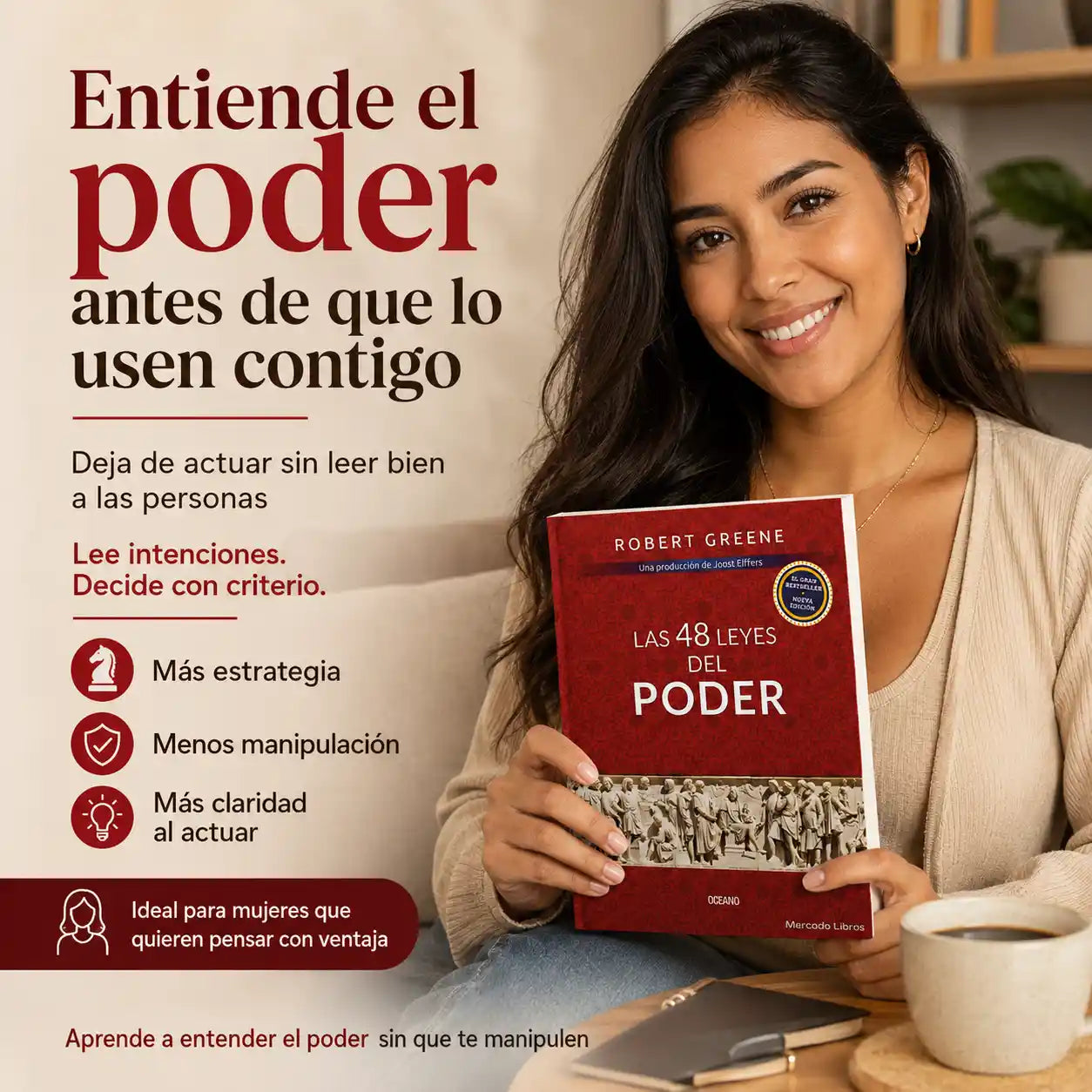 Las 48 Leyes Del Poder® Libro físico de desarrollo personal estrategia liderazgo poder psicología social y comportamiento humano