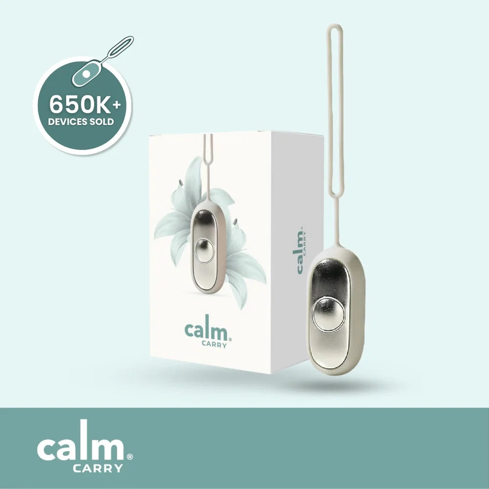 SOMNIA® Acupresión de relajación - Emite pulsos suaves que se sienten en la palma mientras descansas.