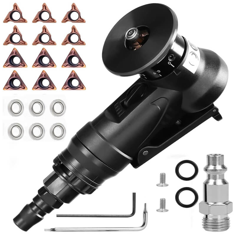 BISELAIR® Máquina Biseladora Neumática de mano 3000RPM Ajuste de 0- 2mm