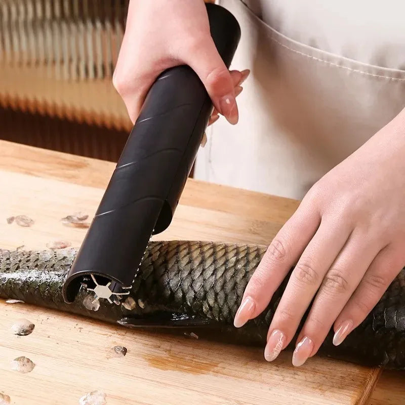 DesFish® Descamador de pescado eléctrico impermeable de acero inoxidable