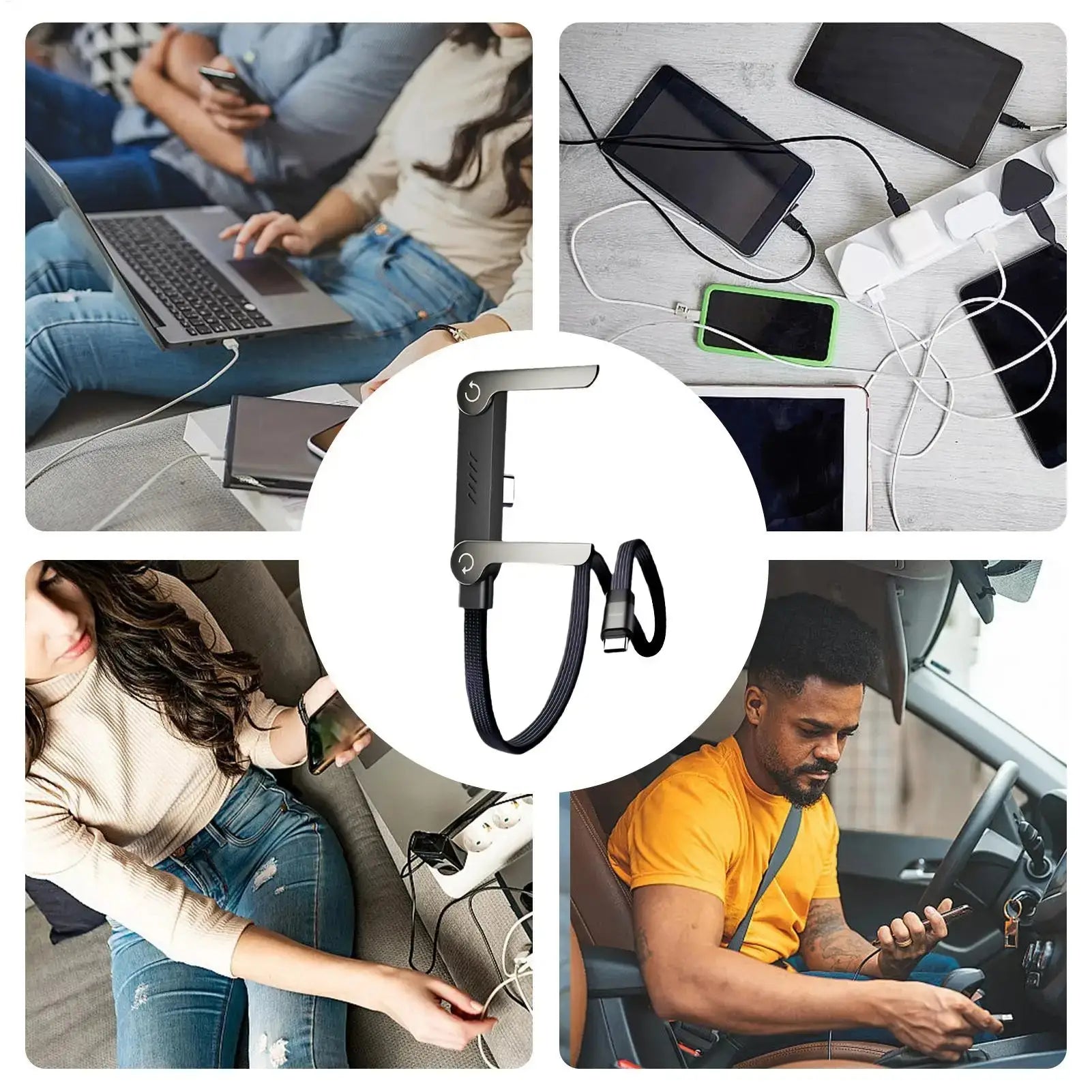 ULTRA240® Cable carga rápida de 240 W con soporte