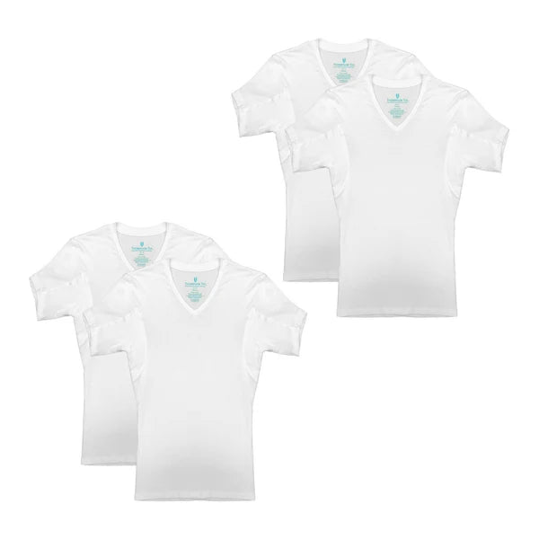 DRYVEX® Camiseta interior para hombre resistente al sudor - Cuello en V ajustado